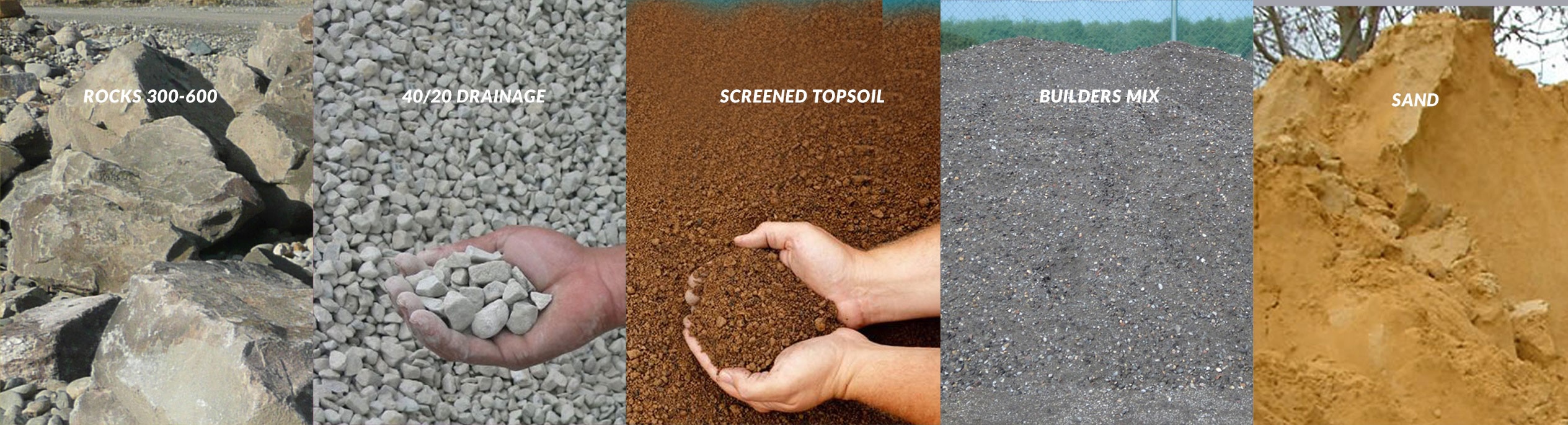 Graded metal aggregates soils for your next job