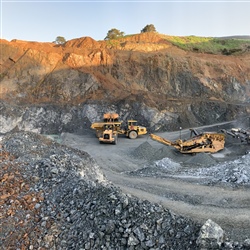 Crushing at Kaiatea Quarry